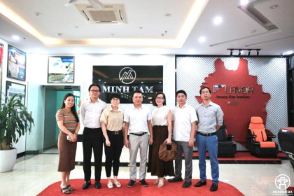 Hội Doanh Nghiệp Trẻ Hà Nội thăm và làm việc tại Công Ty Thương mại dịch vụ & Sản xuất Minh Tâm